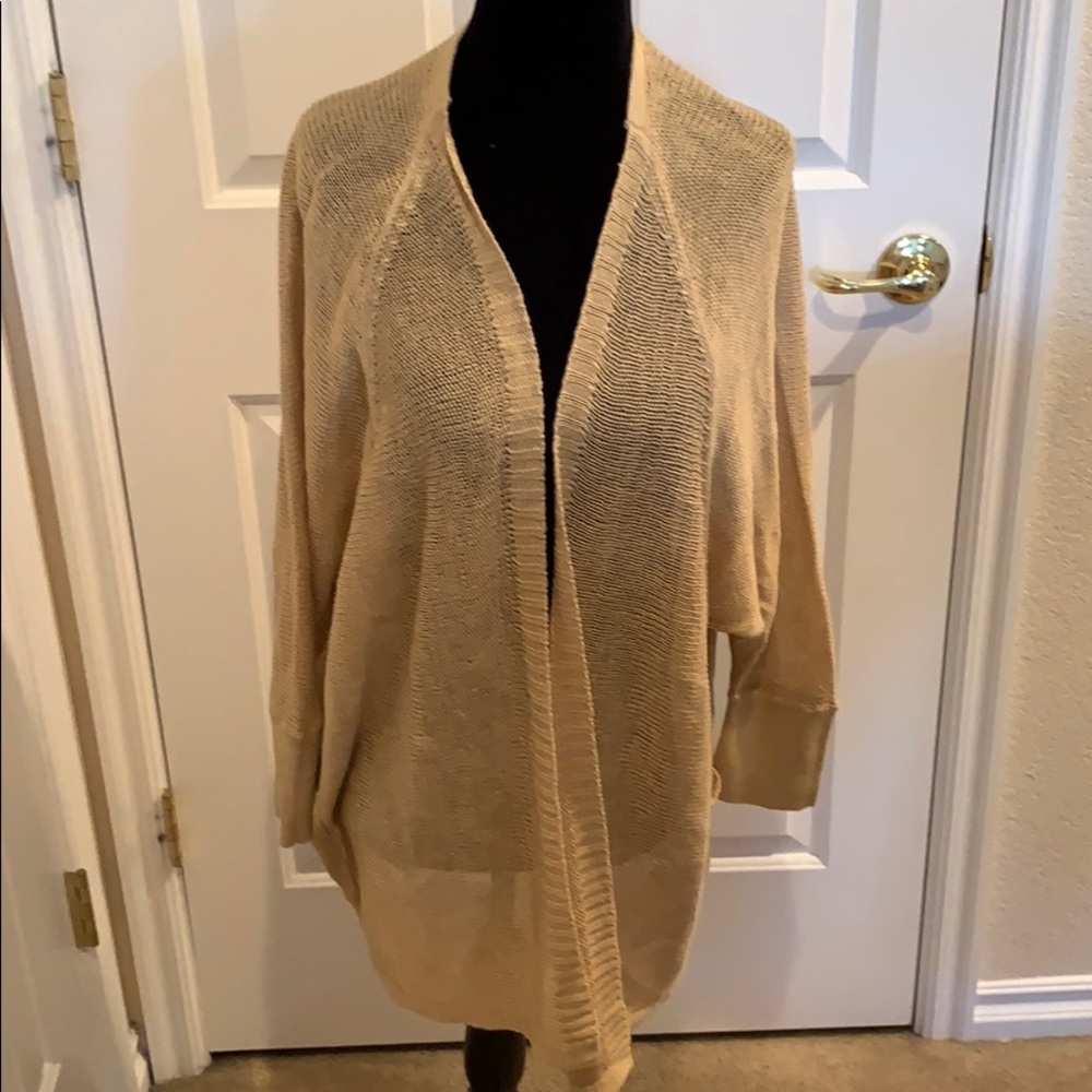 CUTE LAUREN RALPH LAUREN ASYMMETRICAL CARDI M